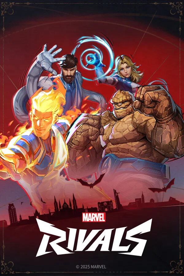 Marvel Rivals team-based hero shooter gameplay with iconic Marvel Super Heroes and Villains battling across destructible maps