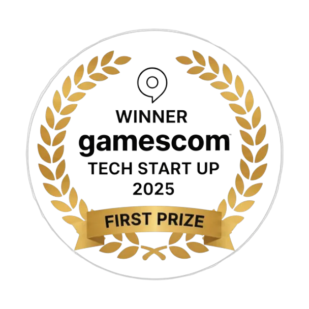 gamescom Tech Start Up 2025 - First Prize Winner